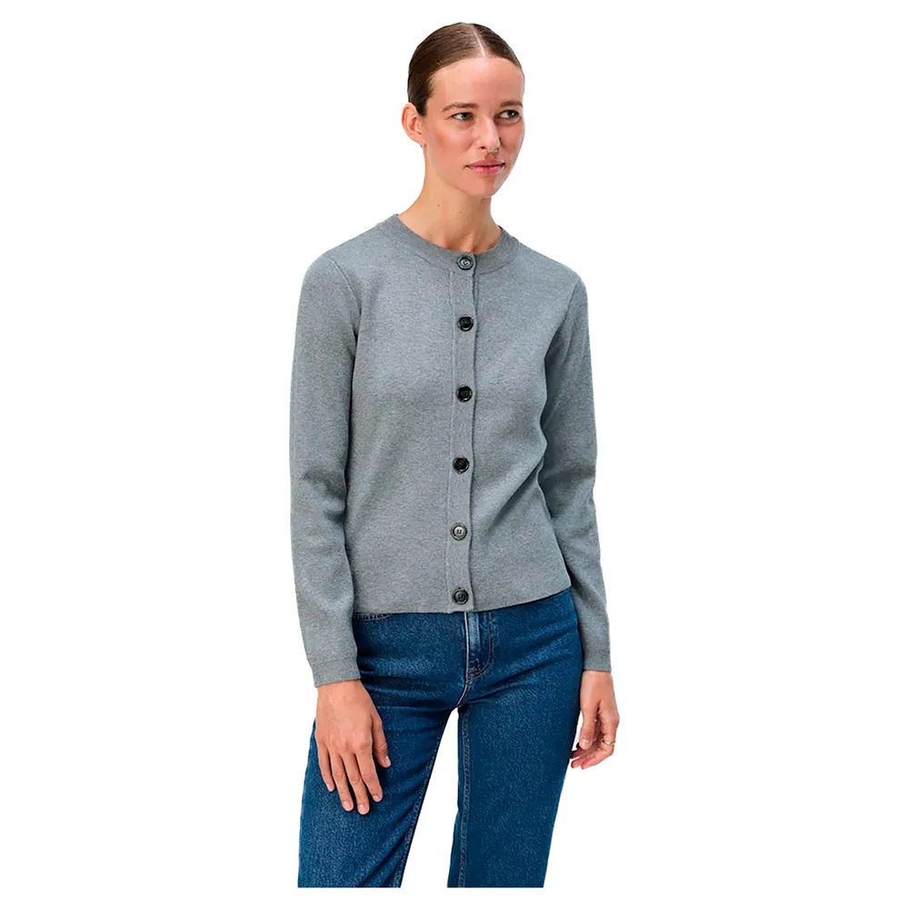 

Свитер Object Ester Sli cardigan, серый