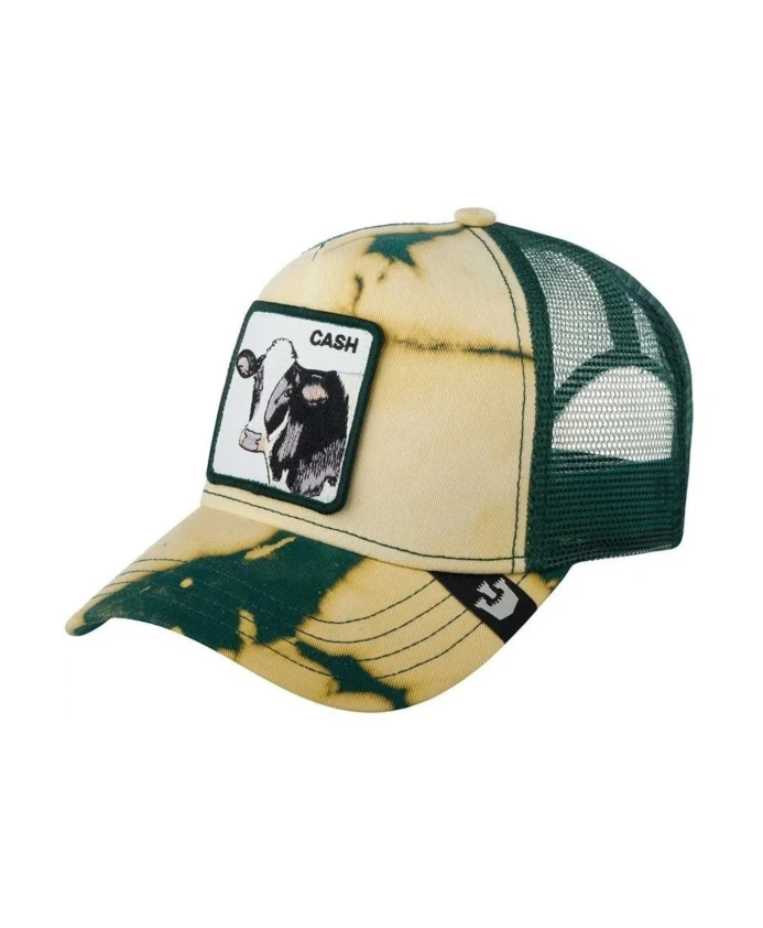 

Зеленая кепка дальнобойщика из коллекции «Скотный двор» Goorin Bros, мультиколор