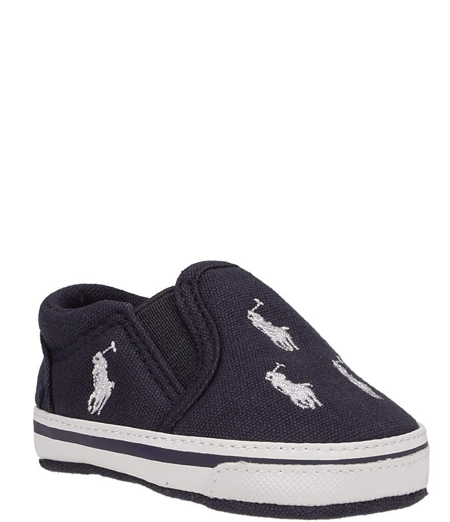 

Кроссовки для детской кроватки с логотипом Polo Ralph Lauren Bal Harbour II (для младенцев), синий