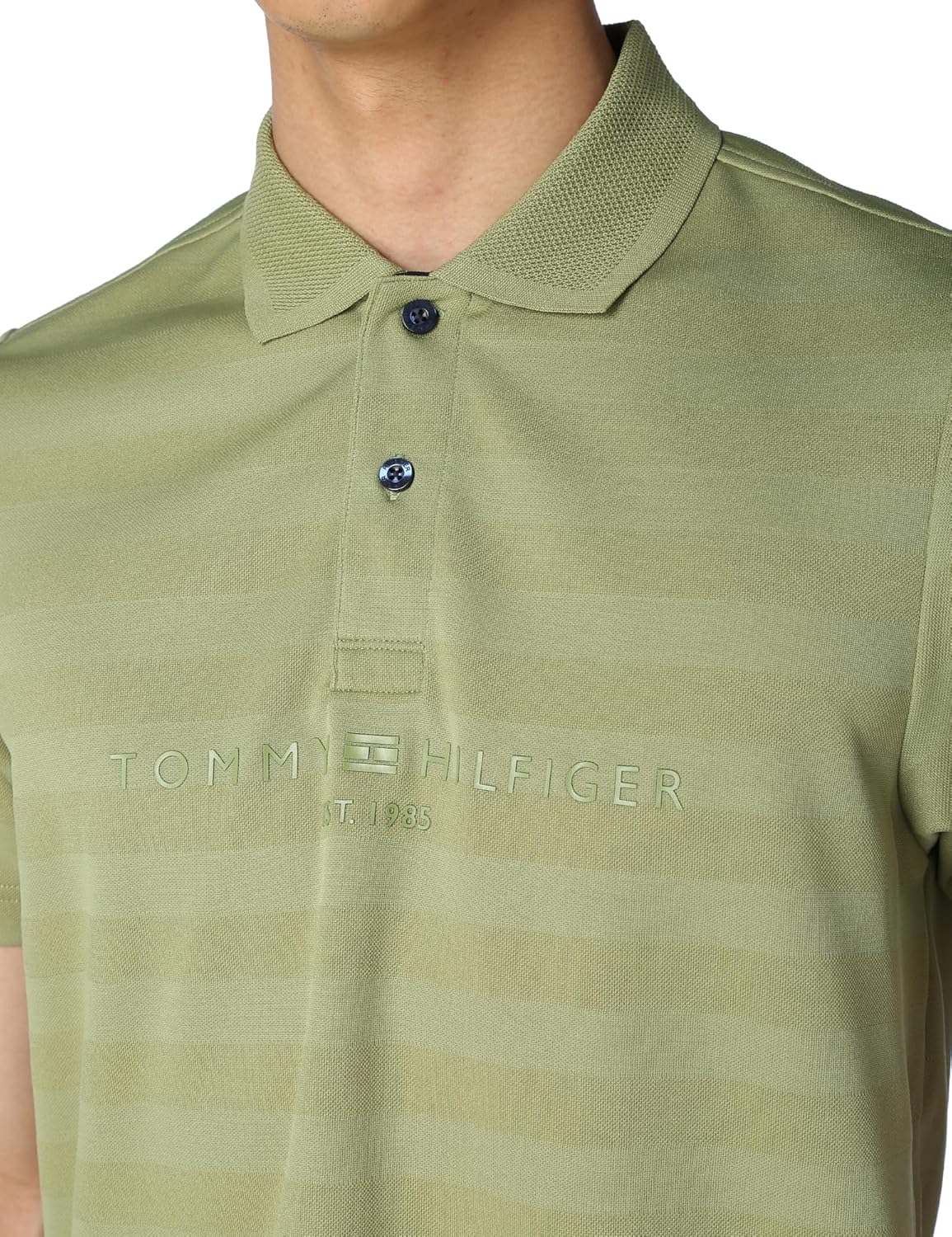 Поло Tommy Hilfiger Golf, хаки — фото 3
