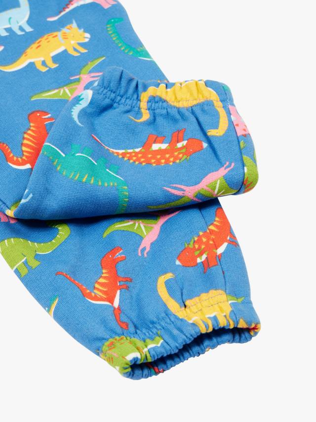 Детские джинсы Malpas с принтом динозавра из органического хлопка Frugi, Cobalt — фото 3