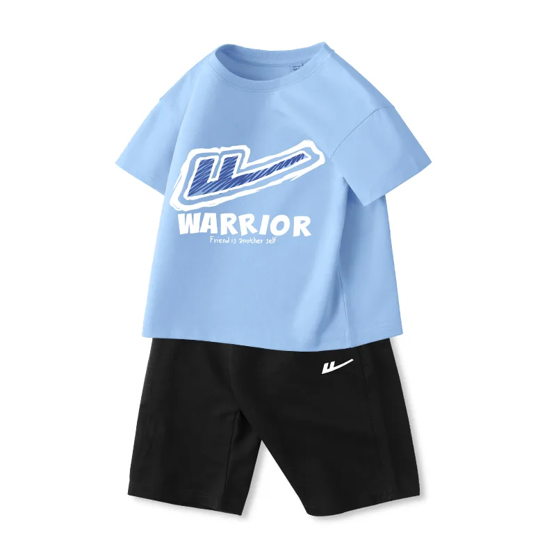 Повседневная спортивная одежда для детей 3-7 лет WARRIOR, Blue/H Blue Thread-Black/H White Logo K