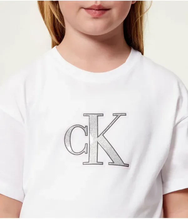 Футболка regular fit Calvin Klein Jeans, белый — фото 4