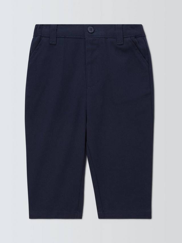 

Детские хлопчатобумажные брюки John Lewis Heirloom Collection, синий