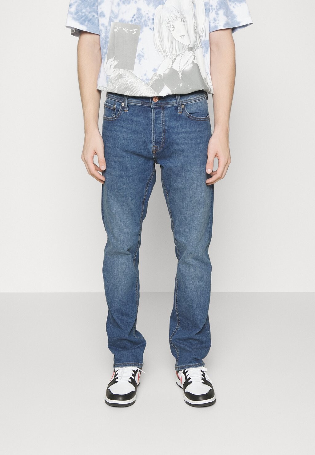 

Джинсы-сигареты JJIMIKE JJORIGINAL Jack & Jones, синий деним