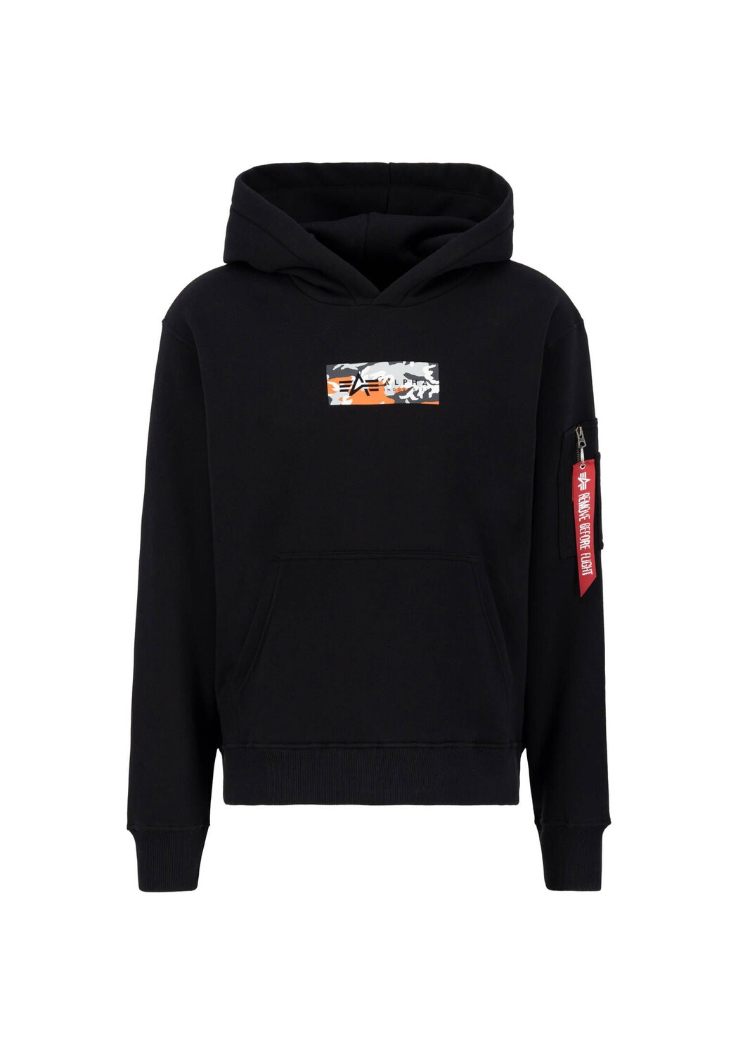 

Толстовка с капюшоном Alpha Industries, черный