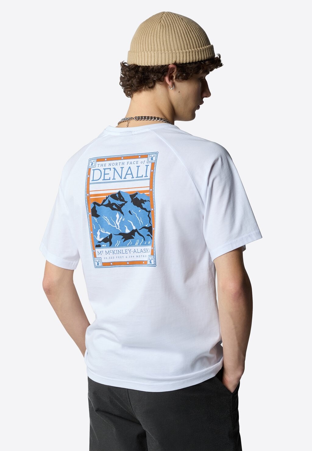 

Футболка с принтом The North Face, цвет tnf white