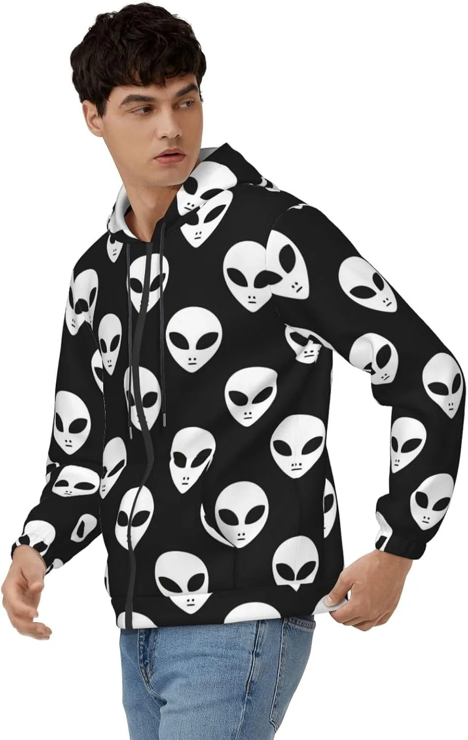 

Мужская толстовка с капюшоном и карманами KATVEESC