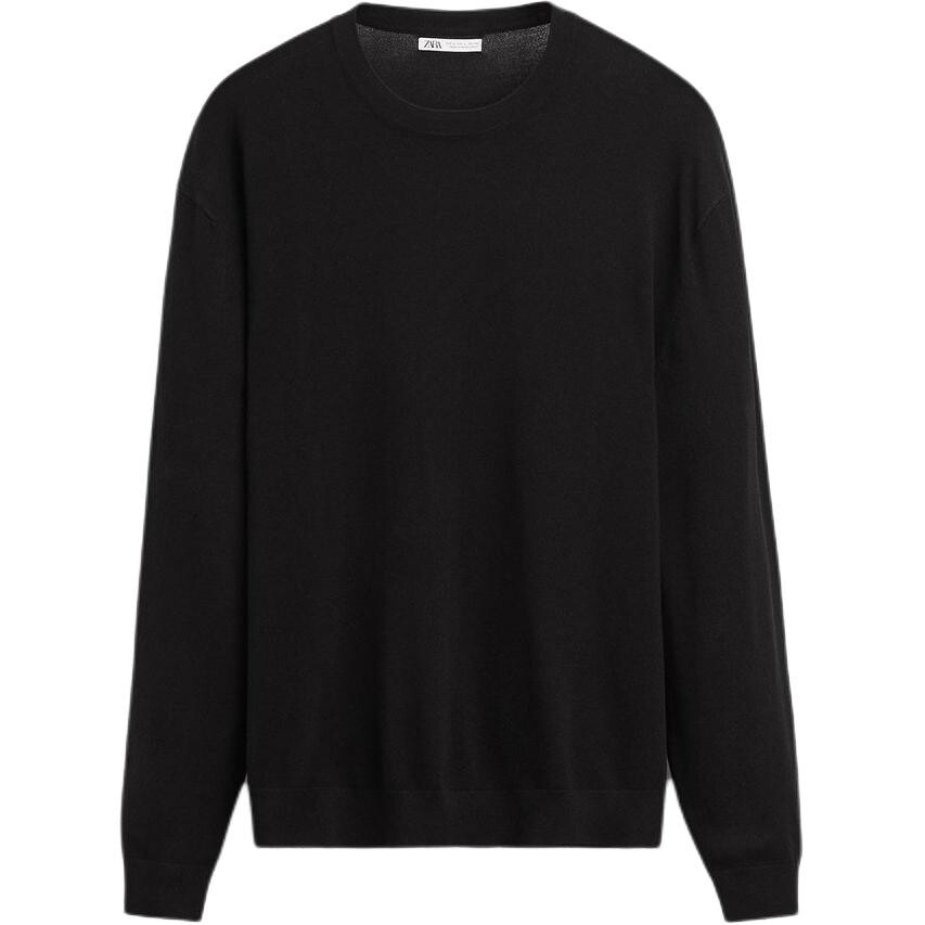 

Трикотаж мужской черный Zara, черный