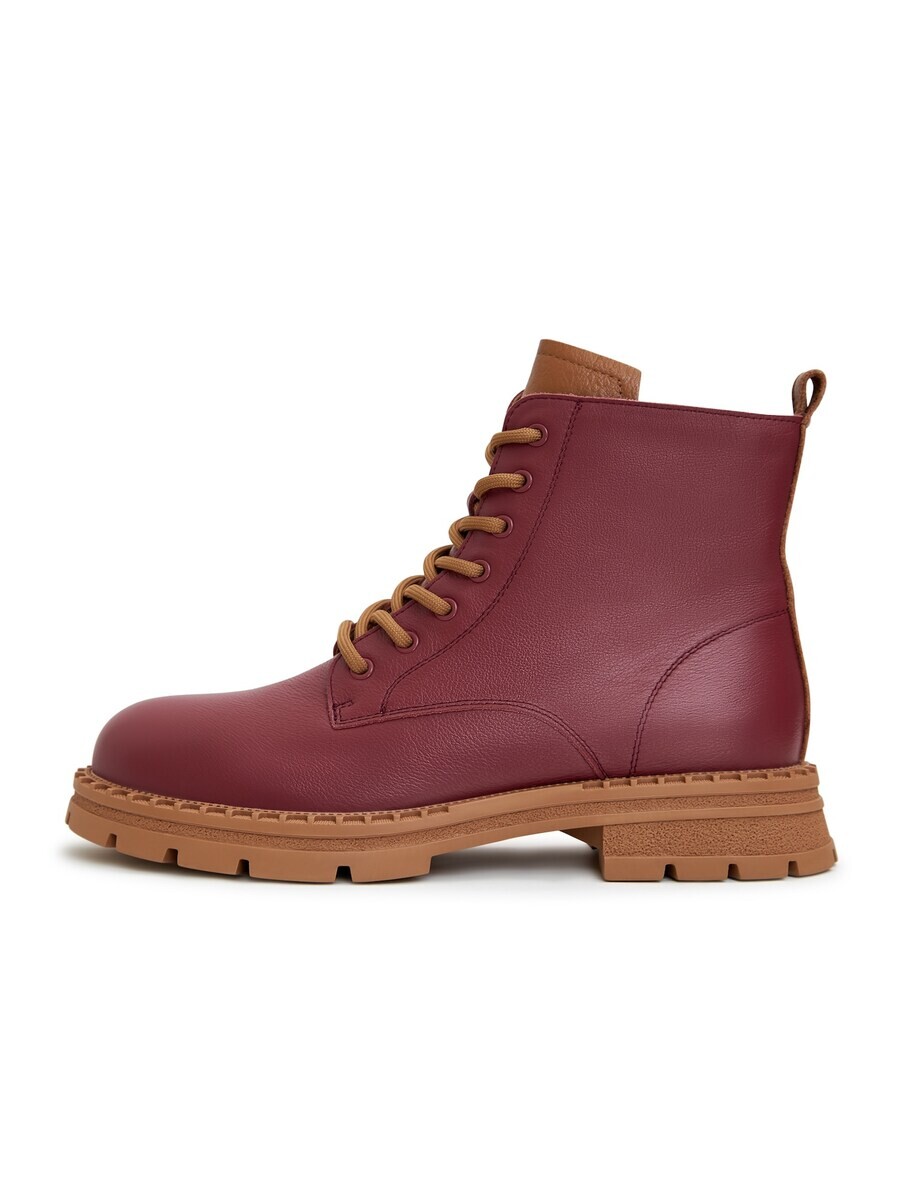 

Ботинки CESARE GASPARI Lace-Up Ankle Boots, цвет Grenadine