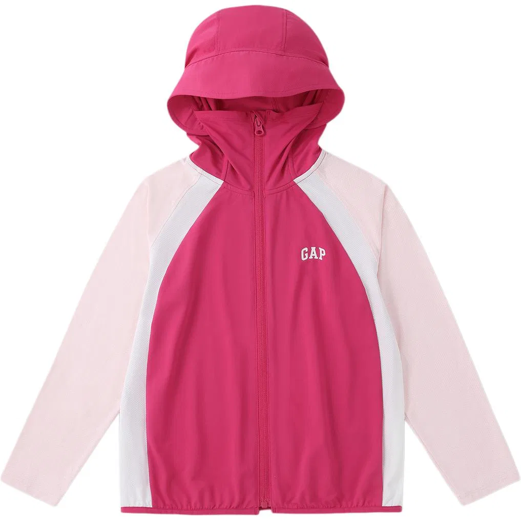 Детская верхняя одежда с капюшоном GAP розовый