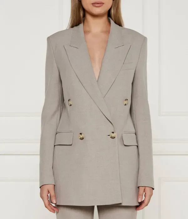 Элегантный жакет Jaleto regular fit Boss, серый