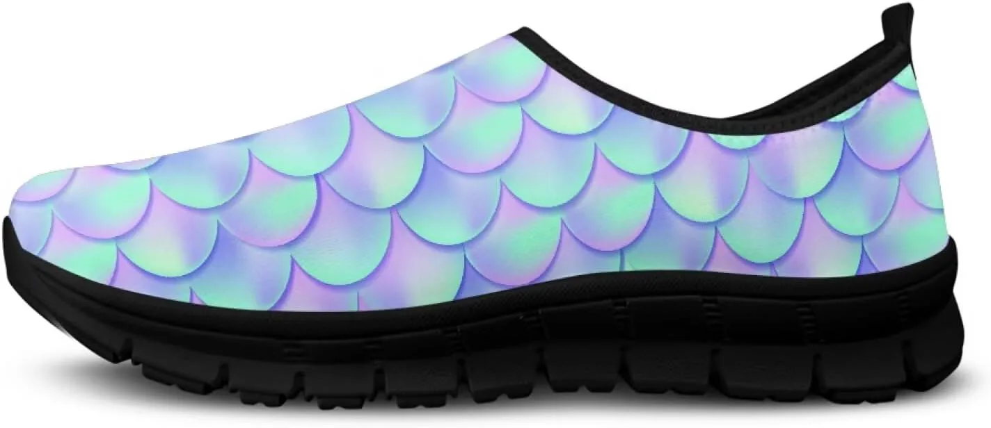 Женские кроссовки Howilath Slip on, дышащие повседневные лоферы для бега, удобная обувь без шнурков с противоскользящей подошвой — фото 4