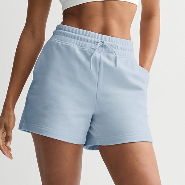 

Женские шорты с высокой посадкой French Terry Flx, Sky Blue