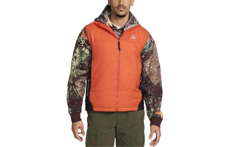 

Nike Мужская стеганая безрукавка с молнией, Universe Clay