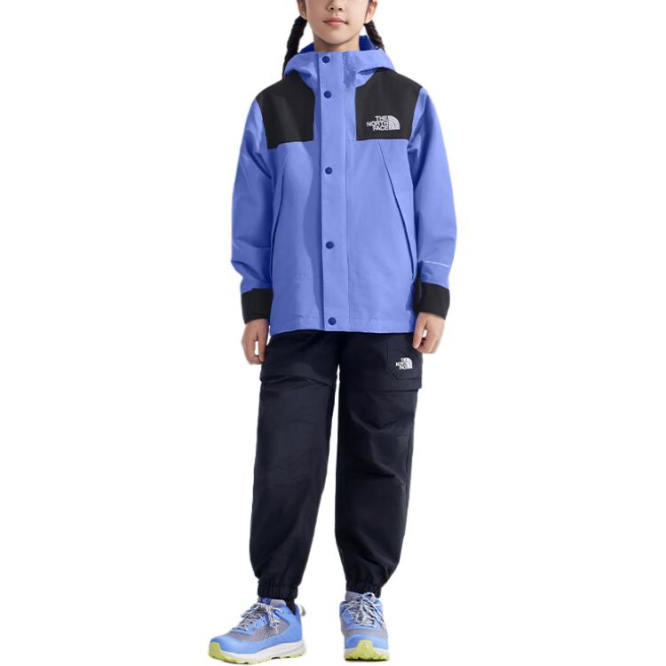 THE NORTH FACE Ветровка Mountain Blue Purple для детей 3-7 лет — фото 4