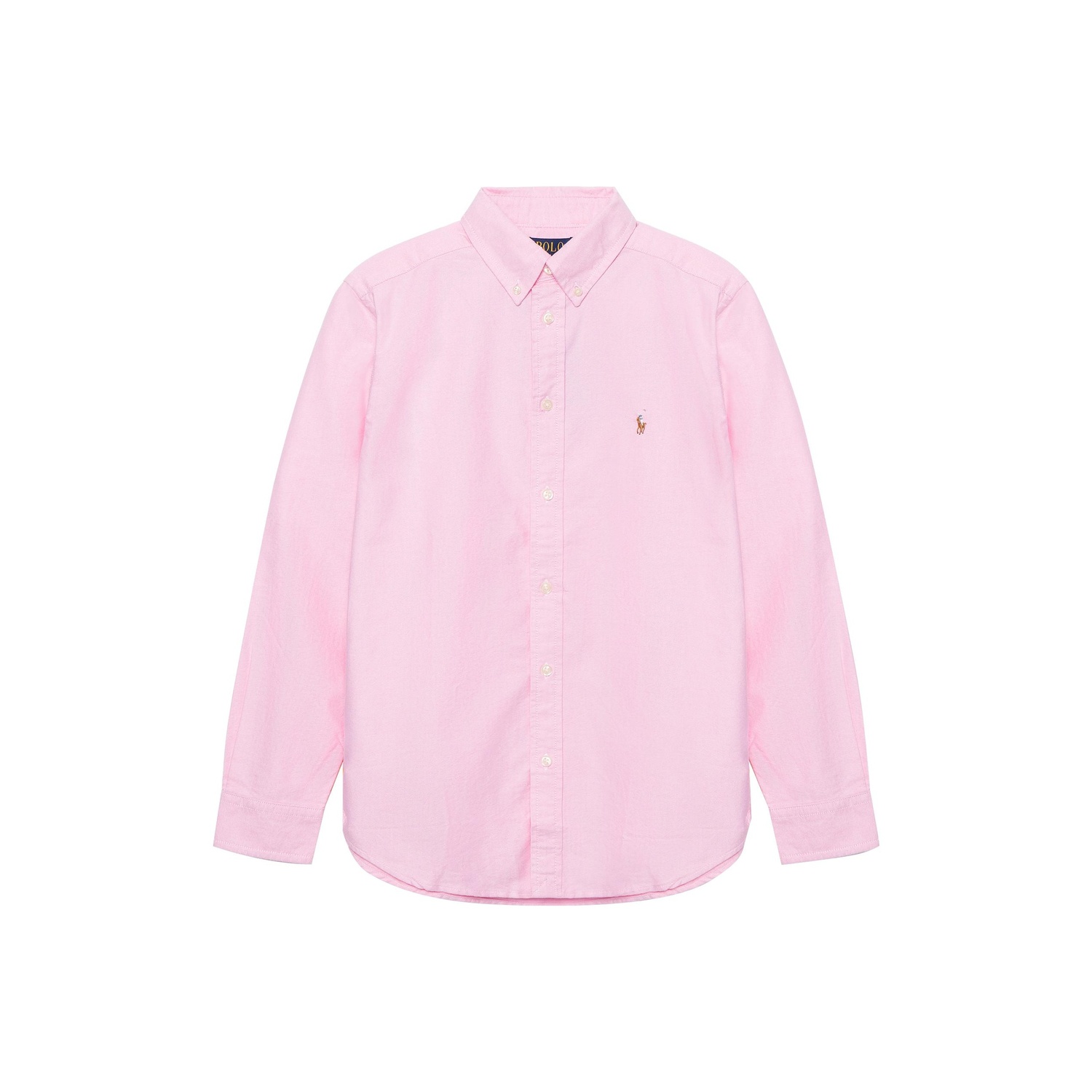 

Polo Ralph Lauren Рубашка SS23 Animal Pattern Solid Color весна-осень детская Pink