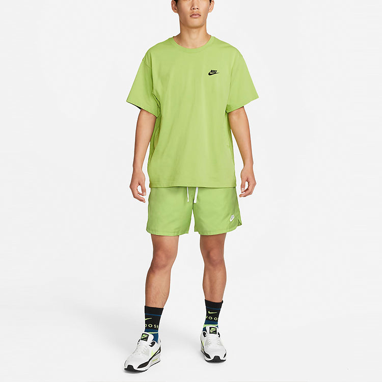 Шорты Men's Nike Sportswear Sport Essentials Solid Color Lacing Straight Sports Shorts Green DM6830-332 — фото 2
