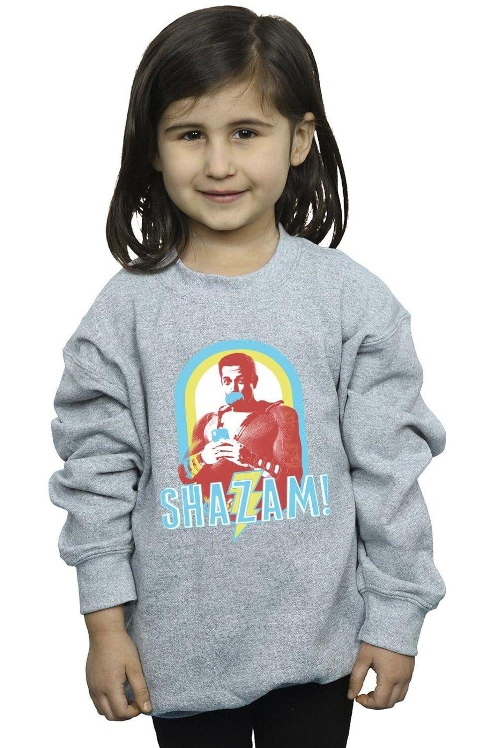 

Толстовка Shazam Buble Gum Frame DC Comics, серый