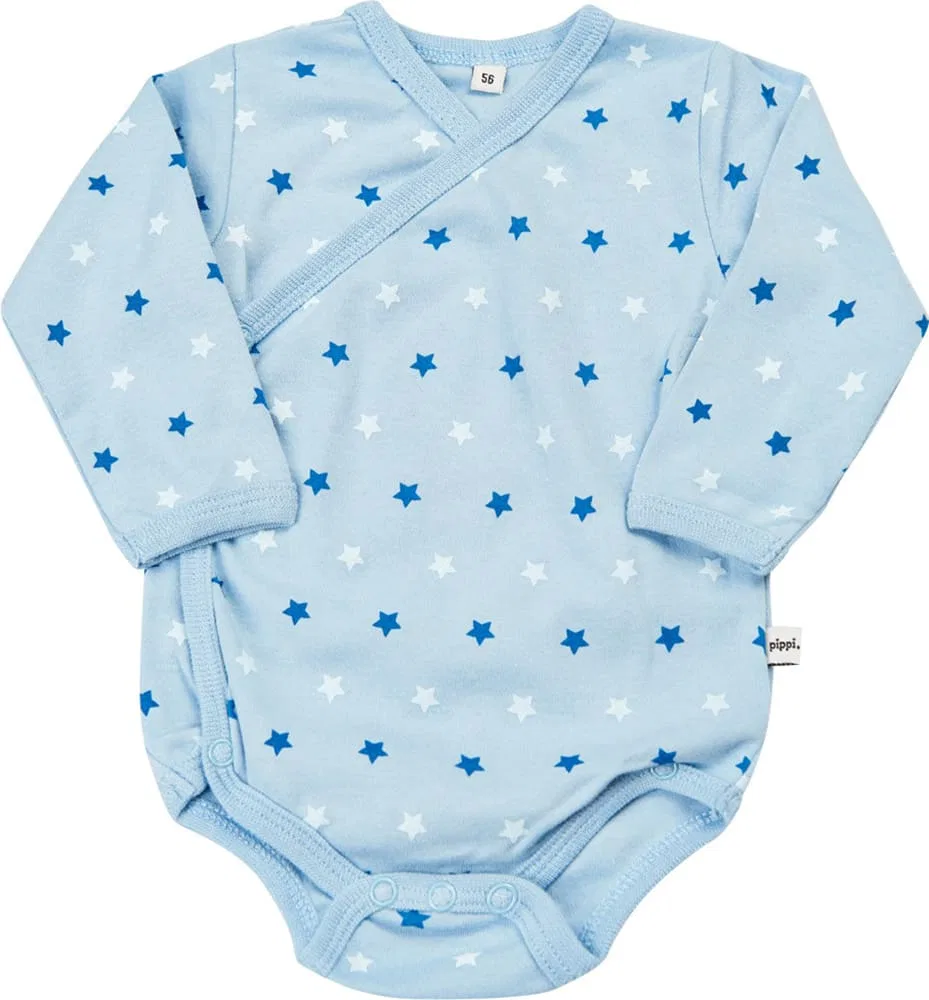 Боди детский с принтом, Pippi Babywear, синий — фото 2