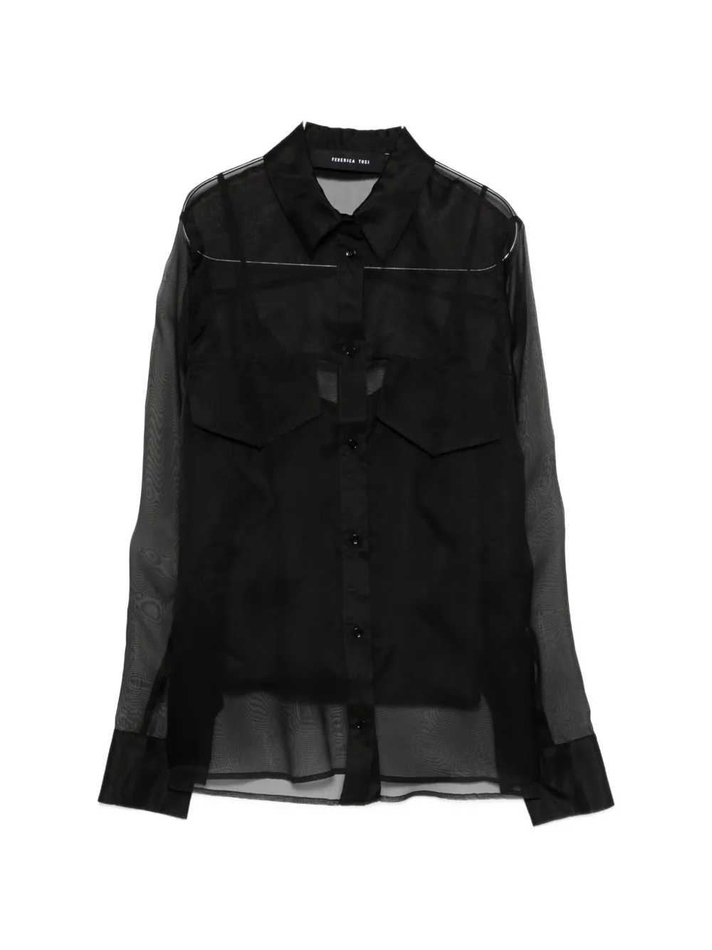 

Рубашка на пуговицах Federica Tosi, черный