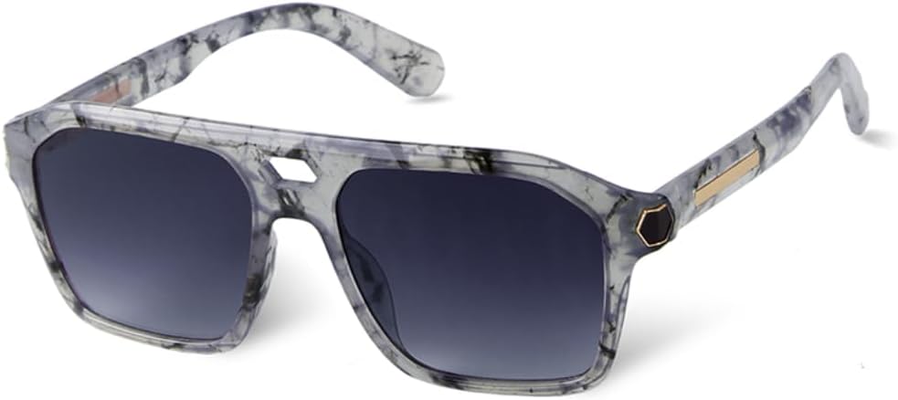 

Солнцезащитные очки с защитой UV400 | Оправа с двойной перемычкой и заклепками в стиле леопардового принта | Для женщин и мужчин, для занятий спортом на открытом воздухе и вождения DSVIGF, 04