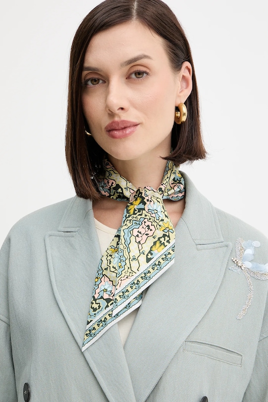 

Шелковый платок Dream Paisley Tory Burch, синий