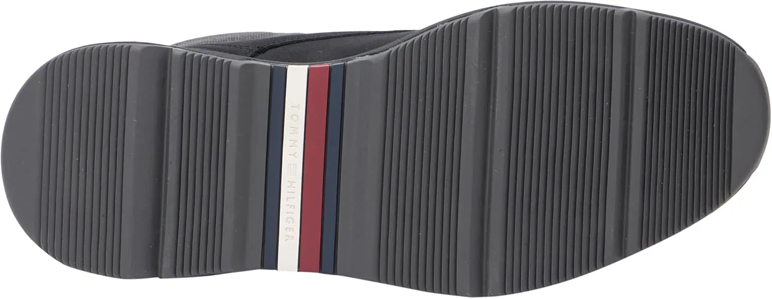 Мужские низкие ботинки Tommy Hilfiger из гибридной кожи, модель «чукка», Black — фото 2