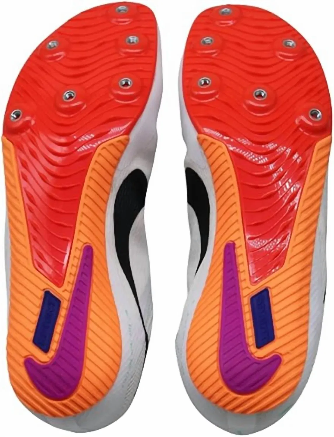 Nike Мужские кроссовки Rival Sprint в бело-красно-бирюзово-оранжевом цвете — фото 3