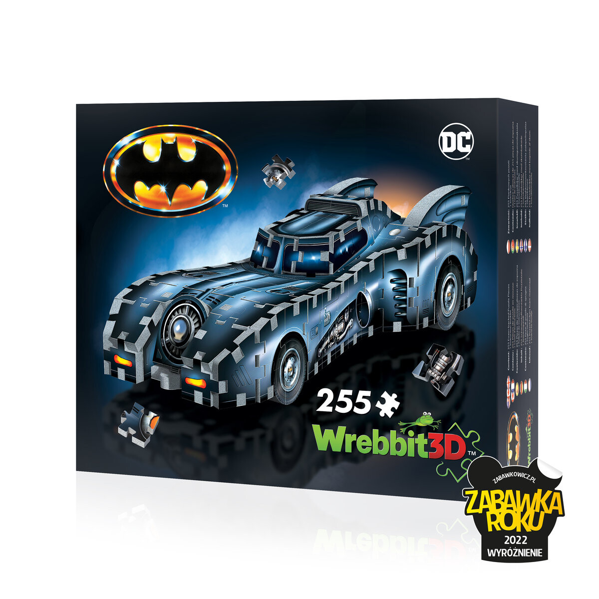 

3D пазл Wrebbit, Бэтмобиль DC Comics, 255 шт.