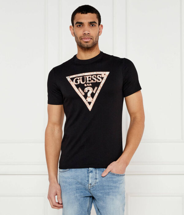 

Футболки Slim fit Guess Jeans, черный