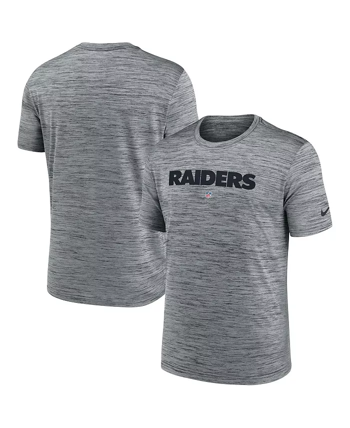 

Мужская серая футболка Velocity Performance Las Vegas Raiders Nike