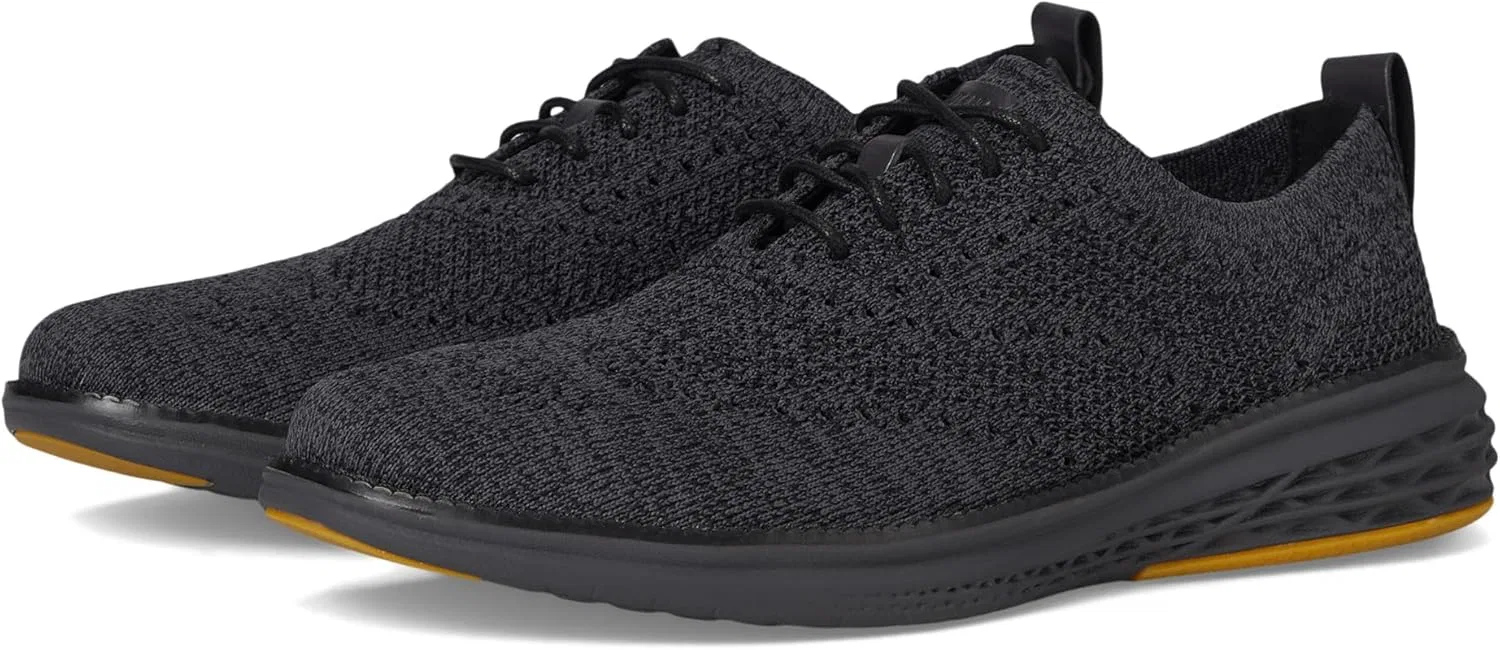 Мужские туфли Cole Haan Grand Hurrion Stitchlite Wingtip Oxford, Black Periscope Black