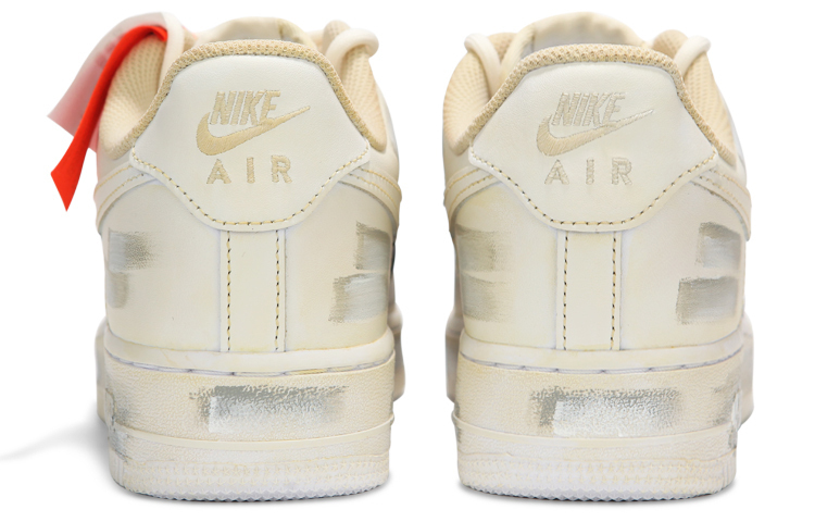 Кроссовки Nike Air Force 1 Low Top Skateboard мужские экрю с серым — фото 4