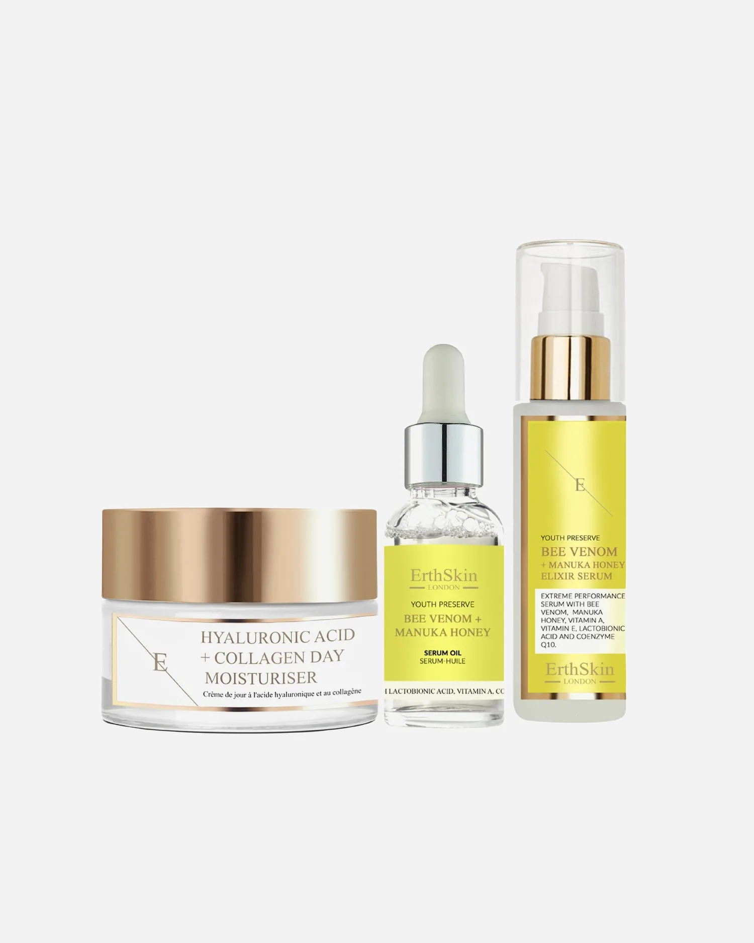 Набор для ухода за лицом Bee Ray Trio Erthskin London, 1 шт