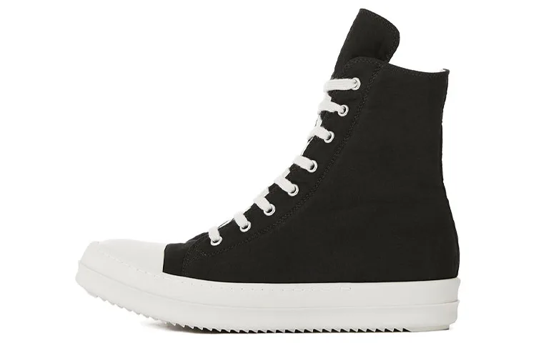 Rick Owens DRKSHDW Высокие стильные скейтерские кеды мужские black
