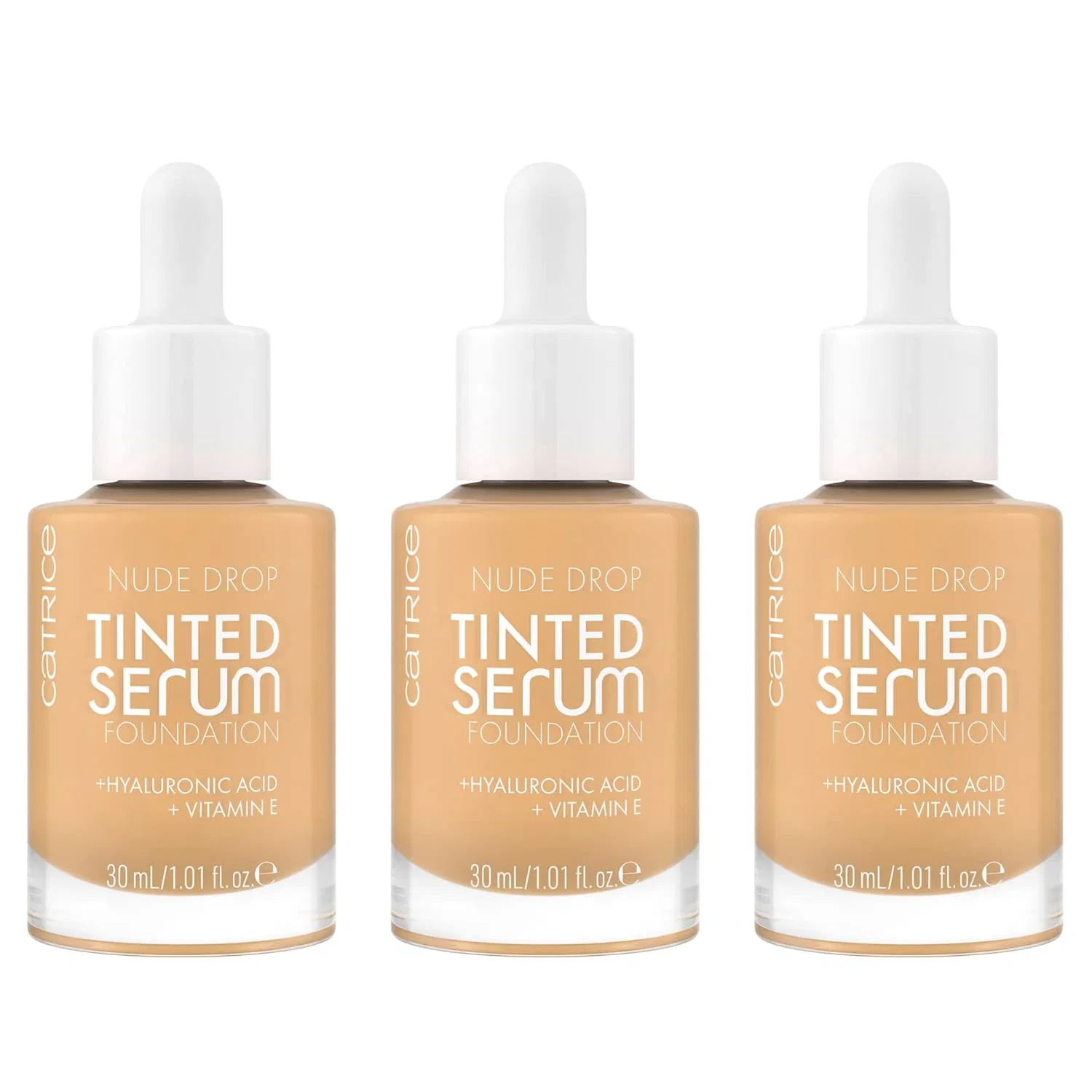 Сыворотка Catrice — Тональная «Nude Drop Tinted Serum Foundation» от , 020W