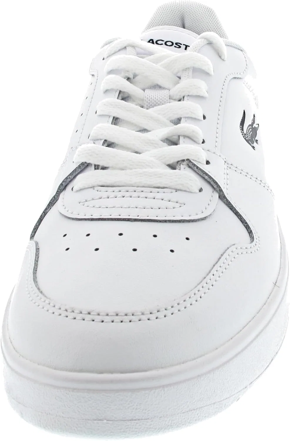 Мужские кожаные кроссовки Lacoste Court Ace, Navy — фото 4