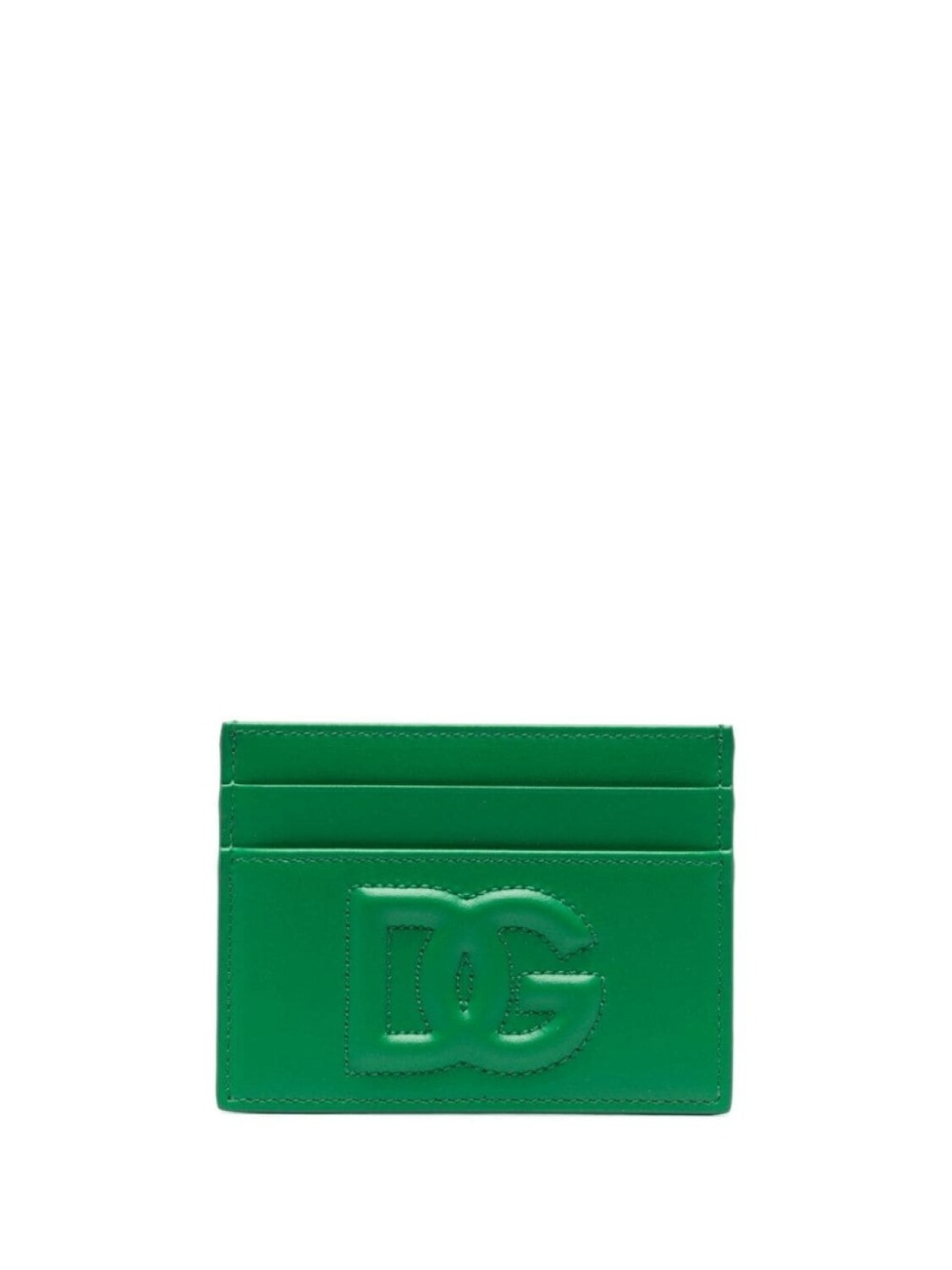

Картхолдер с тисненым логотипом Dolce & Gabbana, зеленый