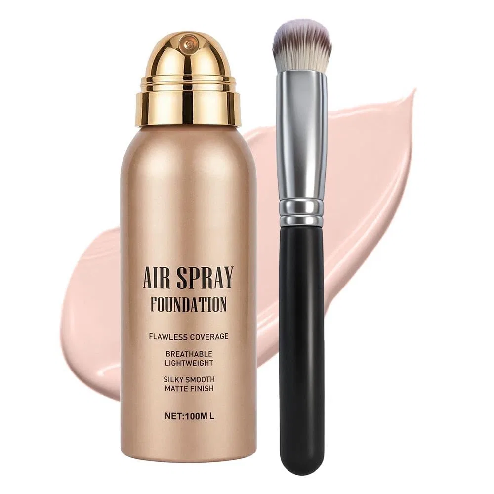 Тональный крем-спрей Air Spray Foundation с полным покрытием (оттенок 01) Generisch, 01