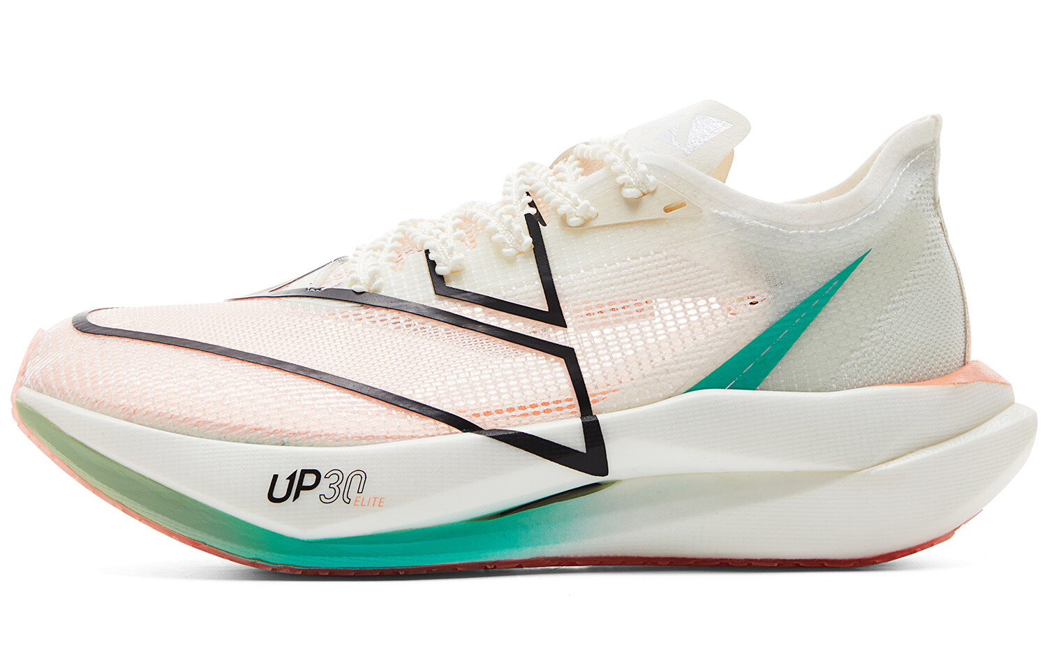 

Кроссовки женские UP30 3.0 Elite Running Shoes Low-top Ultralight White Green Peak