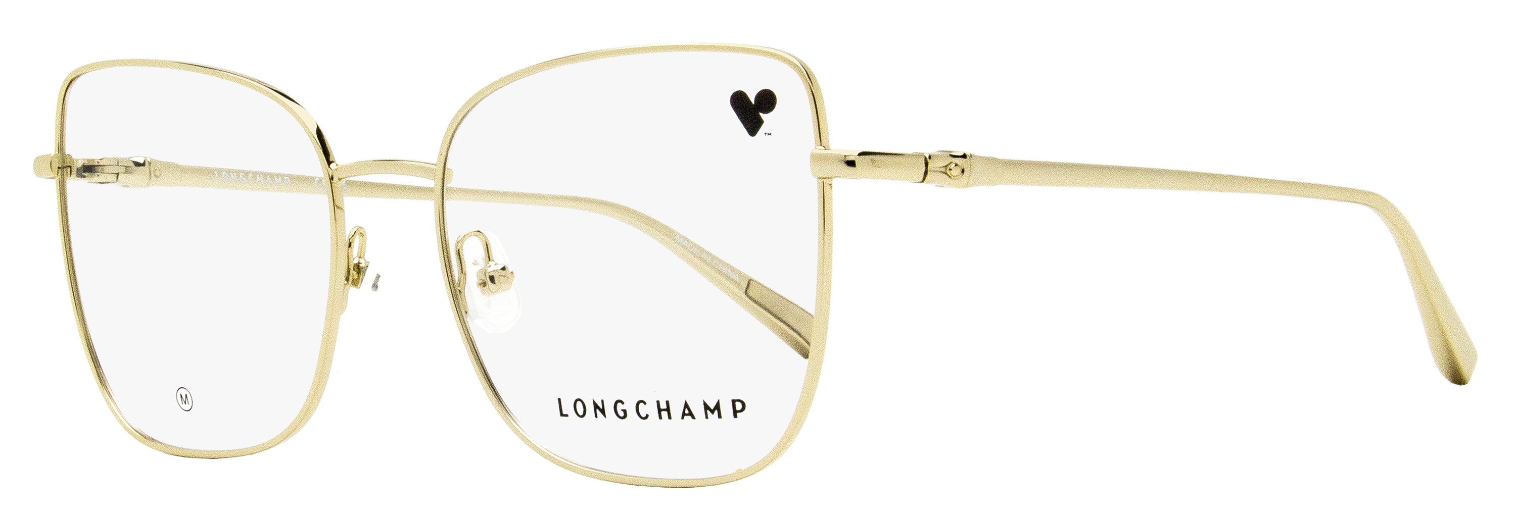 

Женские модифицированные квадратные очки Longchamp LO2159 714 Gold 52 мм