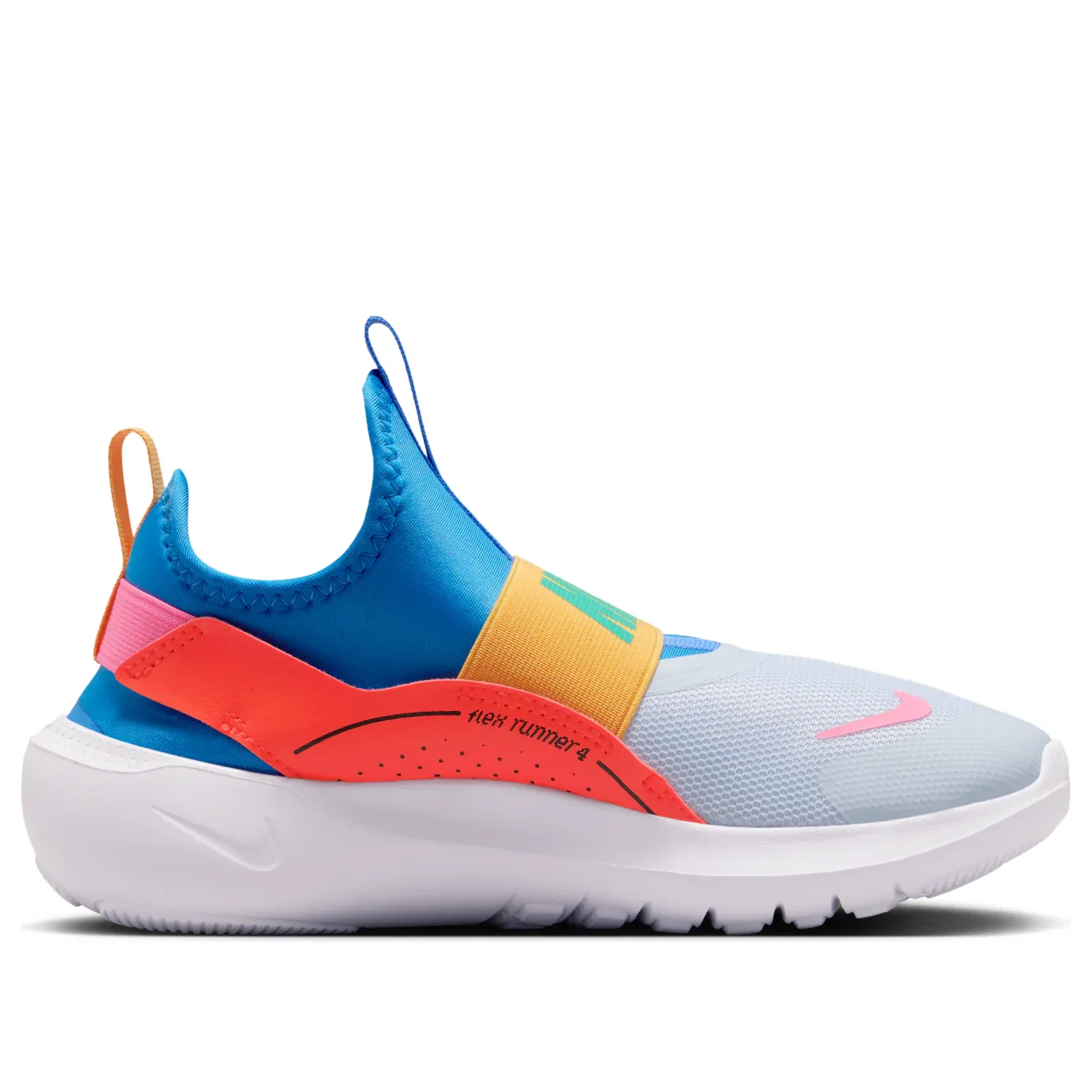 Кроссовки (GS) Nike Flex Runner 4 'Blue Crystal Picante Red' — фото 2