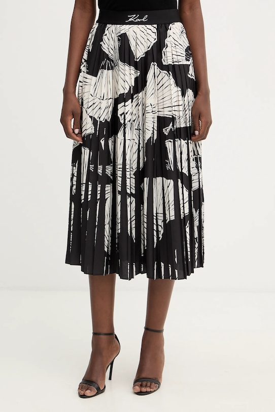 

Коммерческая плиссированная юбка Karl Lagerfeld, черный