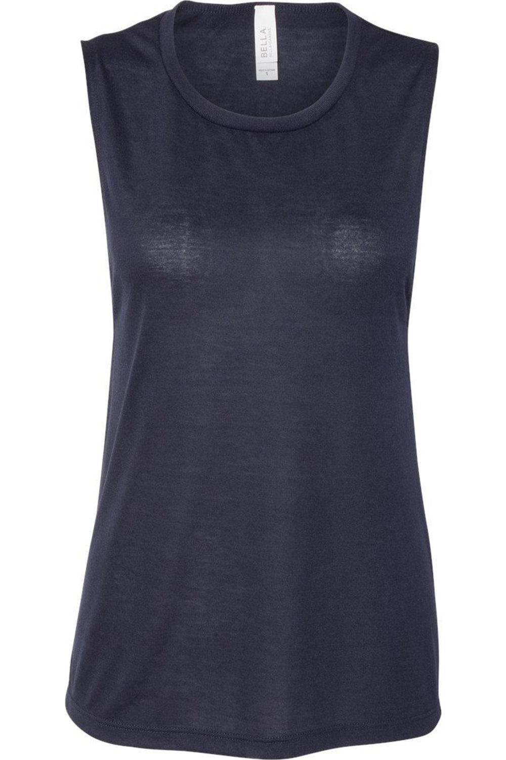 

Женская майка-топ BELLA + CANVAS Flowy Scoop Muscle, цвет midnight