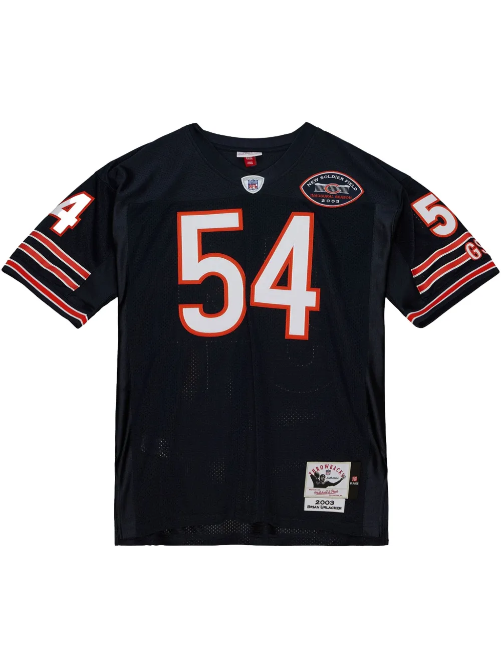 

Топ 2003 Brian Urlacher Authentic Chicago Bears Mitchell & Ness, синий