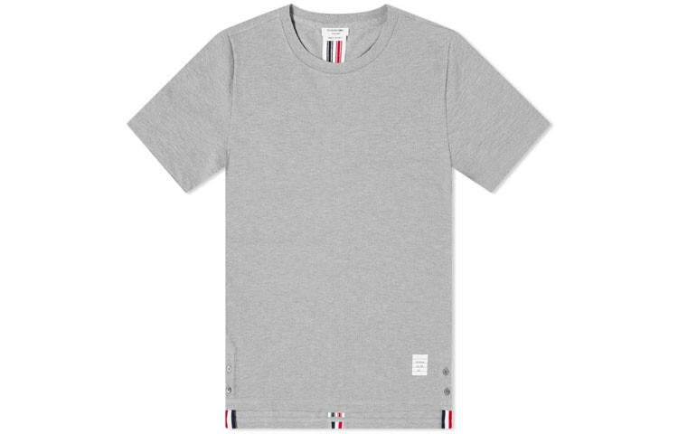 

Футболка в полоску RWB Thom Browne, серый