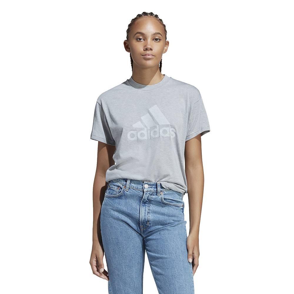 

Женская футболка adidas Future Icons Winners 3.0 Adidas, цвет Medium Gray Heather