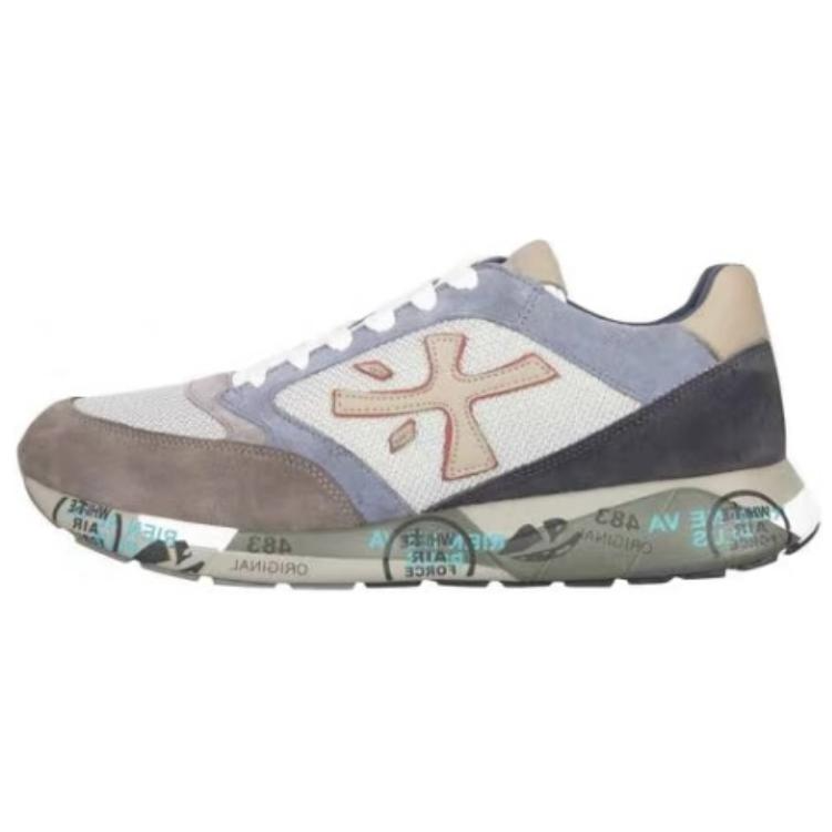 

PREMIATA Износостойкие низкие повседневные кроссовки мужские Multicolor