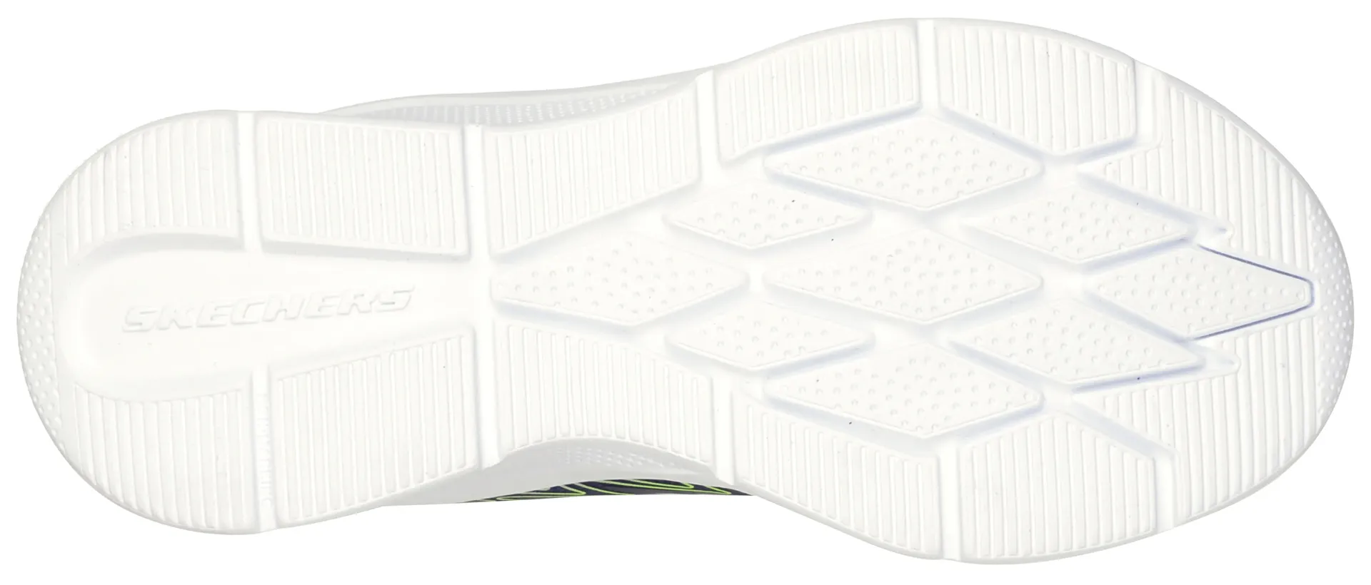 Детские кроссовки Skechers "MICROSPEC", с контрастной отделкой, повседневная обувь, полуботинки, туфли на шнуровке Skechers Kids, цвет Navy-Limette — фото 2